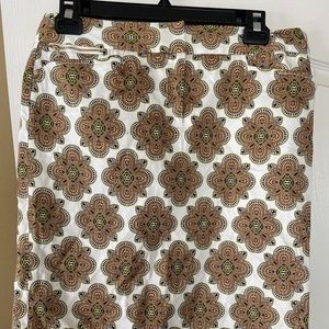 Jones New York Printed Skirt